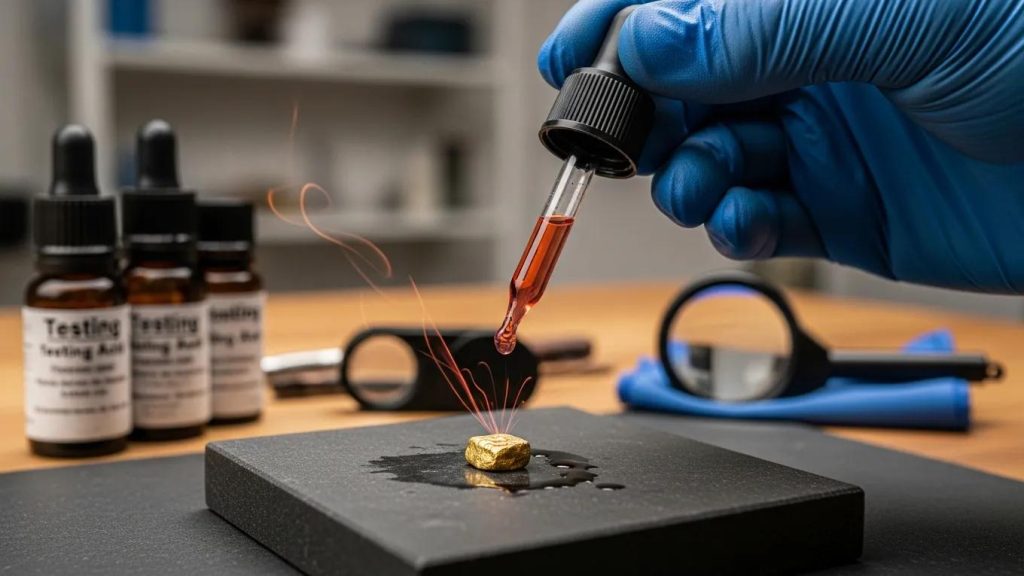 The acid test explained, how we confirm gold and platinum at your table